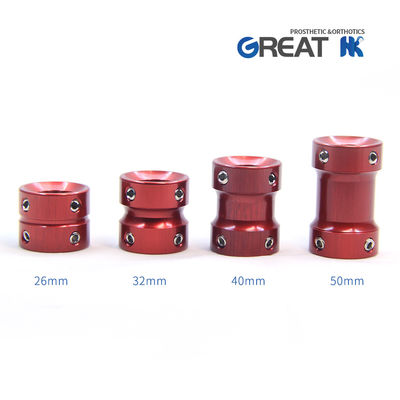 Алюминиевый педиатрический протезный двойной адаптер головы длина 26 мм