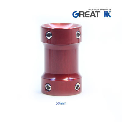 Алюминиевый протезируемый двойной адаптер для головы для детей длина 50 мм