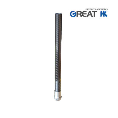 Titanium Lower Limb Prosthetic Components , 420mm Prosthetic Carbon Fiber Pylon Adapter