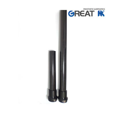 Titanium Lower Limb Prosthetic Components , 420mm Prosthetic Carbon Fiber Pylon Adapter