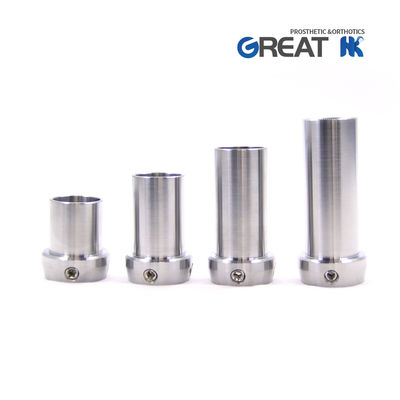 45mm-90mm ISO 13485 Stainless Steel Prosthetic Short Adaptor
