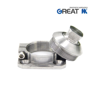 Stainless Steel Lower Limb Prosthetic Components , Pyramid Socket Adapter