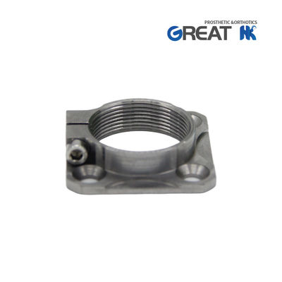 Stainless Steel Lower Limb Prosthetic Components , Pyramid Socket Adapter
