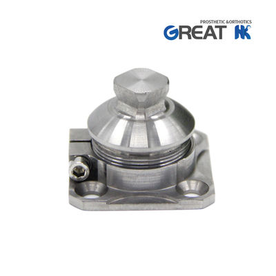 Stainless Steel Lower Limb Prosthetic Components , Pyramid Socket Adapter