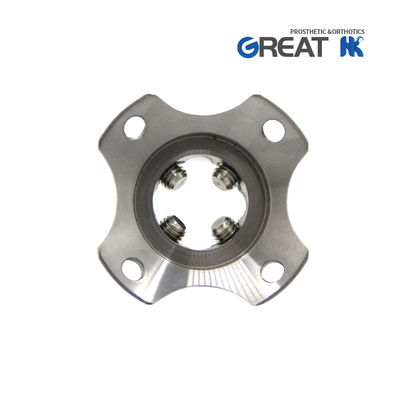 Протетические компоненты нижних конечностей - четырехконечный адаптер (пирамидальный приемник) из нержавеющей стали 17-4