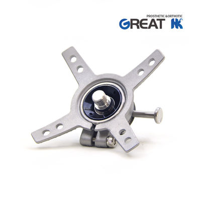 Four Prong Casting Steel Prosthetic Shuttle Lock With Pyramid Adapter And Short Pin